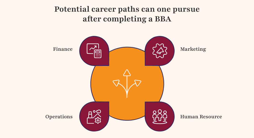 Potential career paths can one pursue after completing a BBA